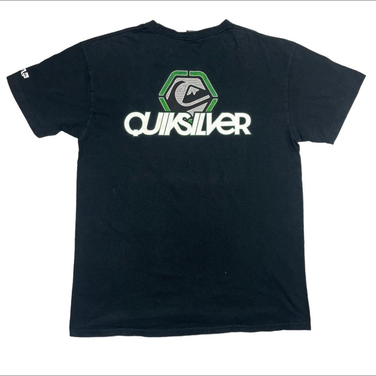 Quiksilver Men's Black Tshirt Depop