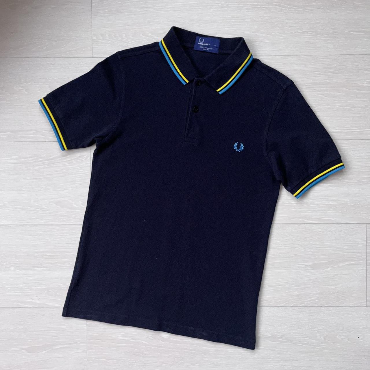 Fred Perry Men's Navy Polo-shirts | Depop