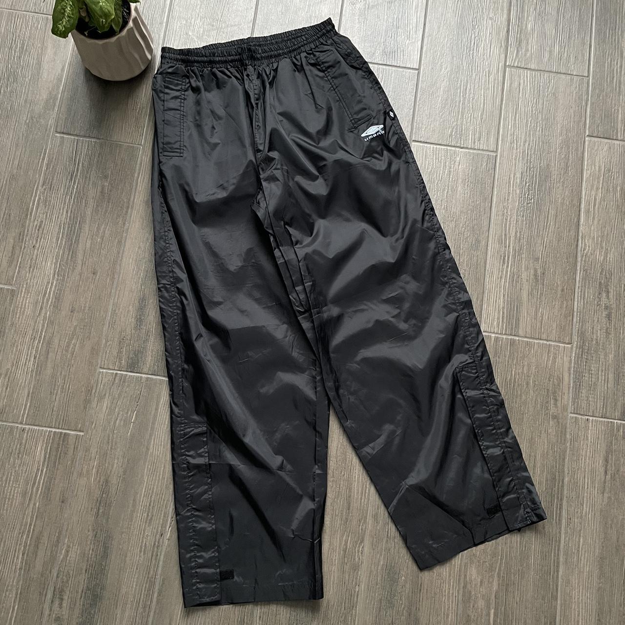 Umbro drill black waterproof sweatpants Size... - Depop