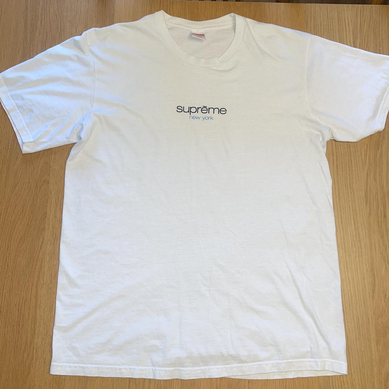 Supreme Gold Bars 'Fuck all ya'll' red t | Depop