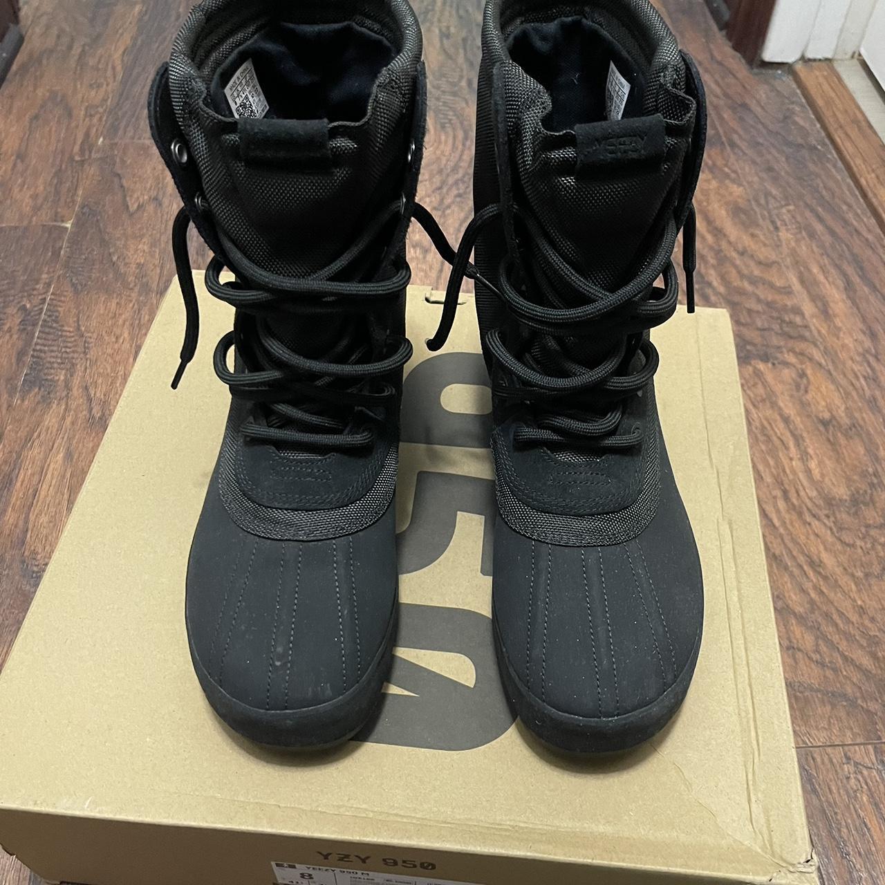 black yeezy boots mens