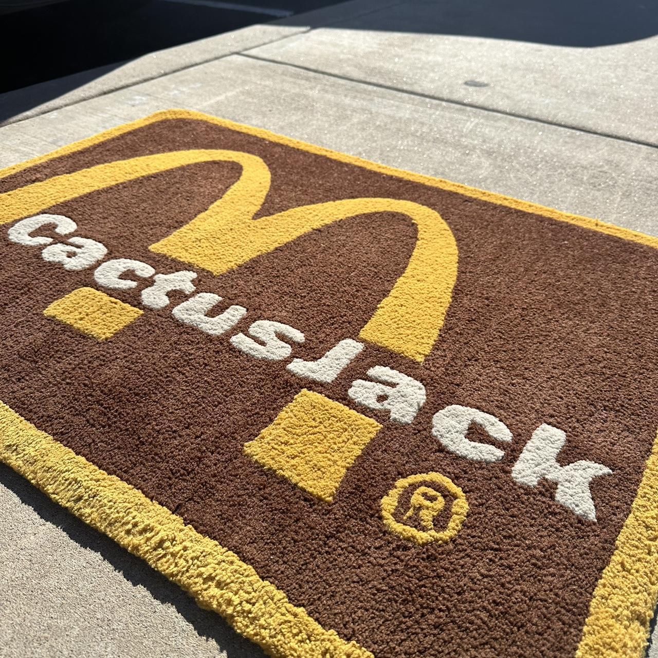 TRAVIS SCOTT CACTUS JACK X MCDONALDS RUG used / | Depop