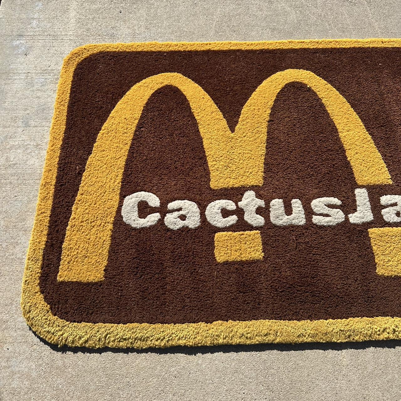 TRAVIS SCOTT CACTUS JACK X MCDONALDS RUG used / | Depop