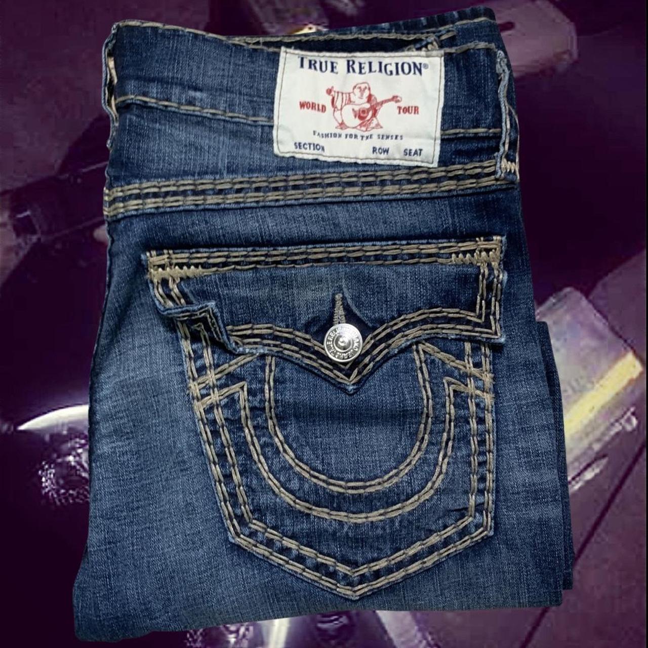 Fire asf pair of true religion jeans with super QT... - Depop