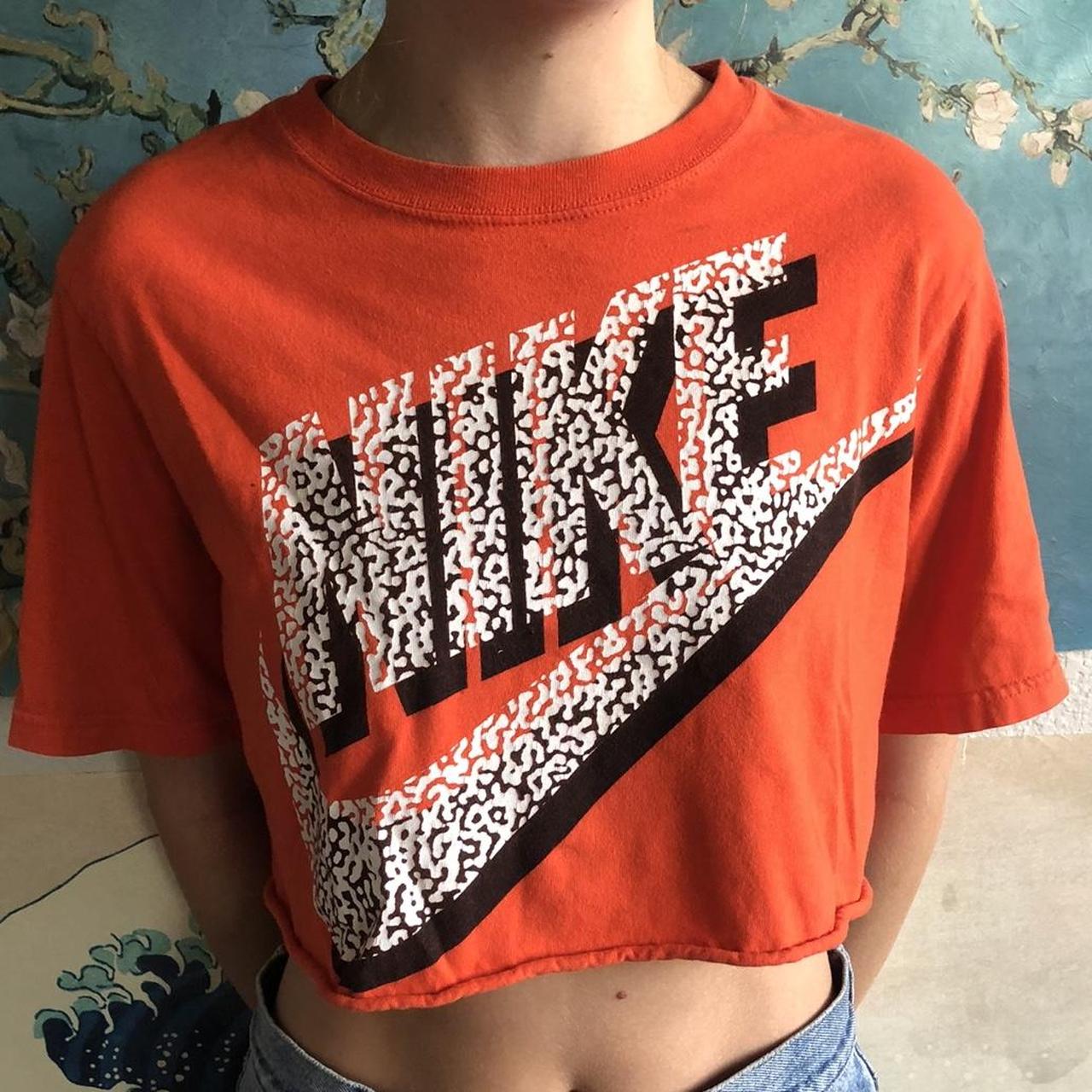 Orange Nike Crop Top Best Fits Xs M 90s Retro Depop 2940