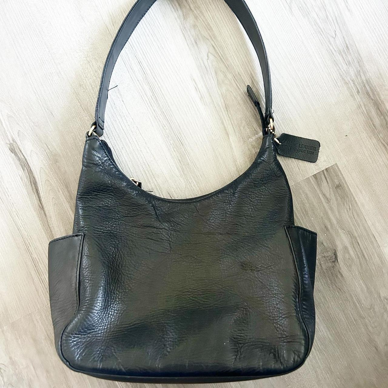 Vintage St Johns Bay Leather Purse Condition:... - Depop