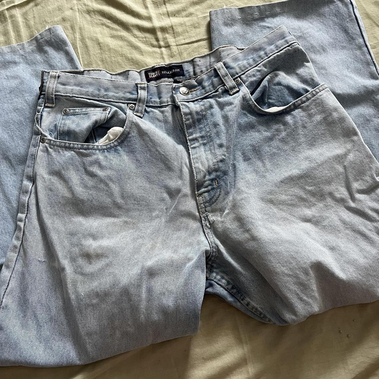 Faded Glory Light Wash Denim Jeans –