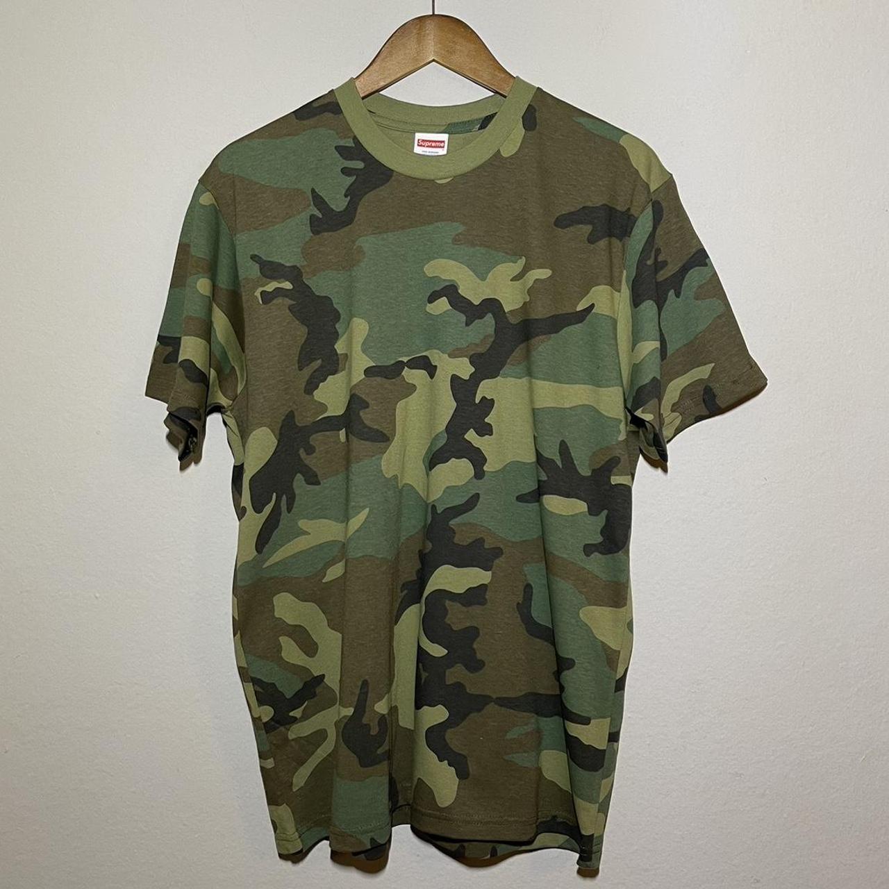 Supreme Blank Camo Shirt New without tags condition... - Depop