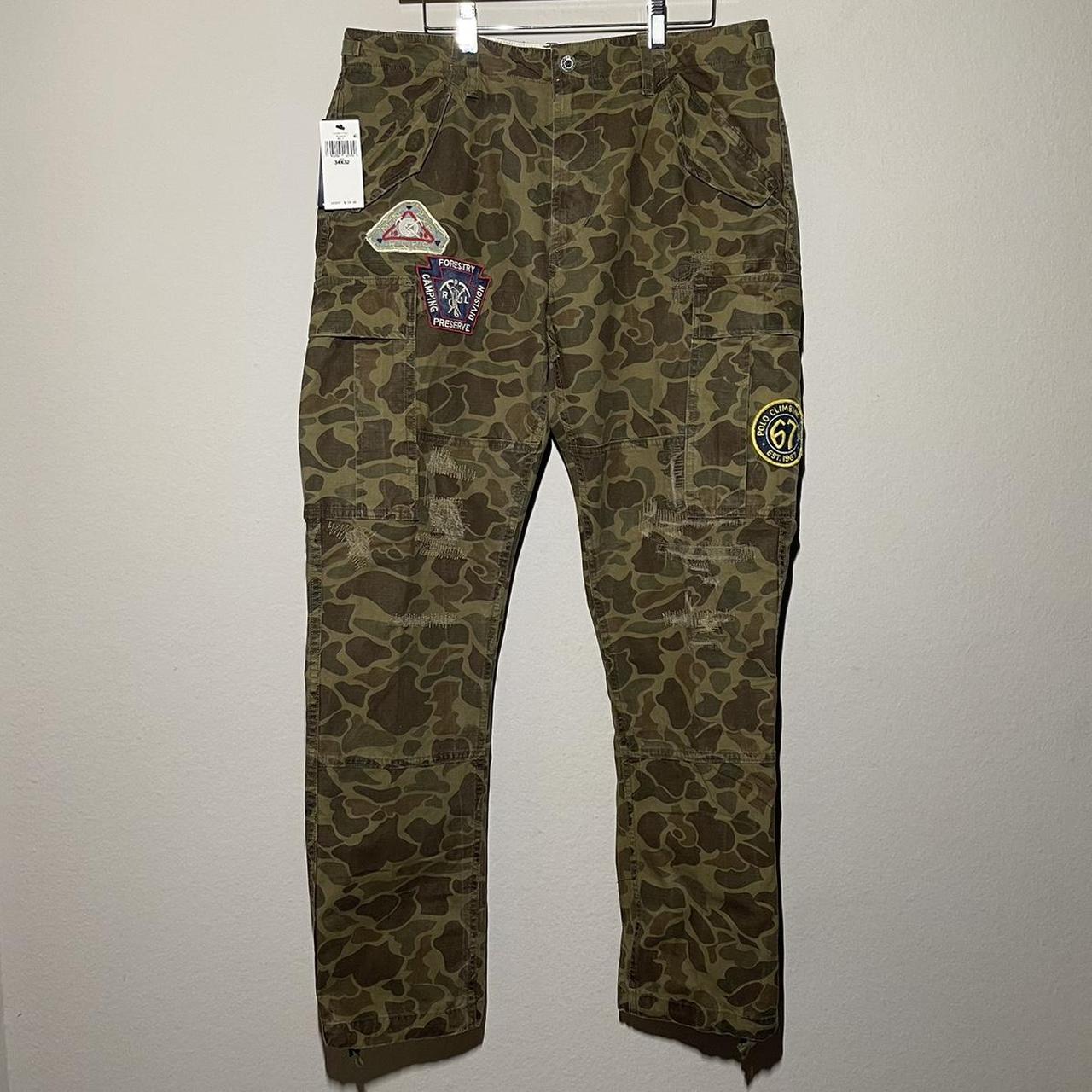 Mens polo store camo pants