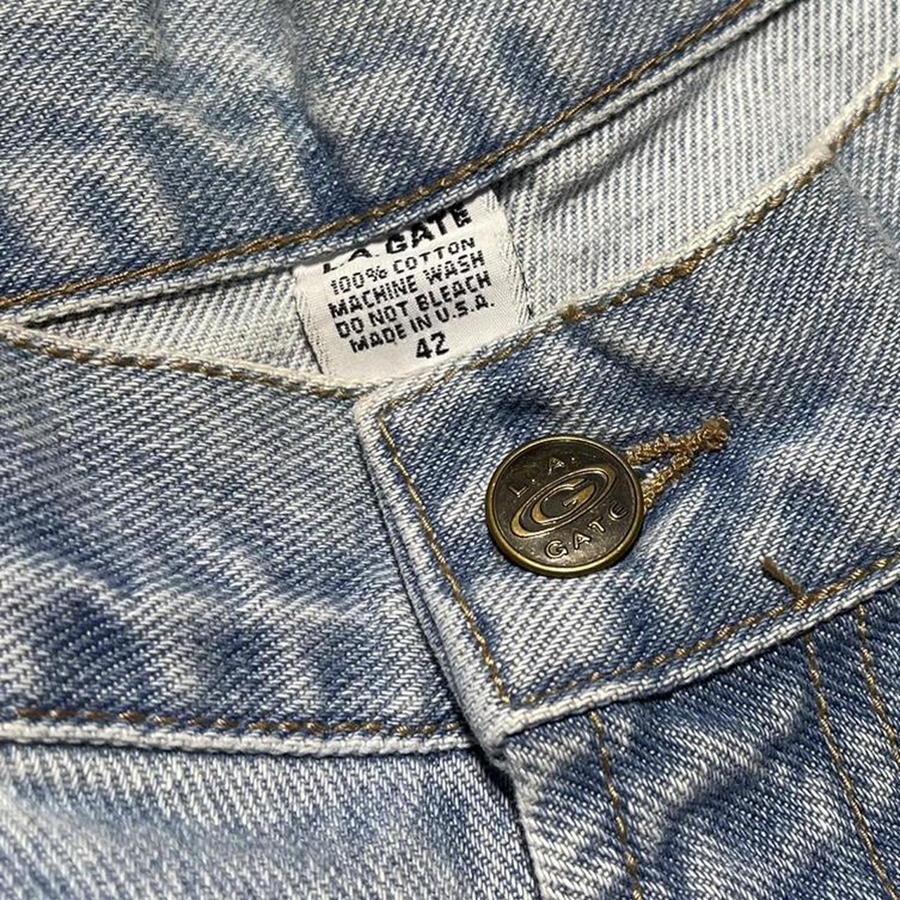 パンツ vintage made in USA LA GATE white denim パンツ vintage made in USA LA GATE white denim パンツ