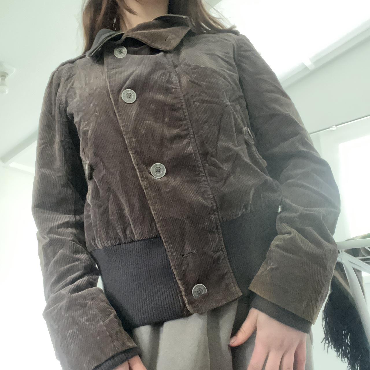 cool fat face brand jacket! brown corduroy size 10... Depop