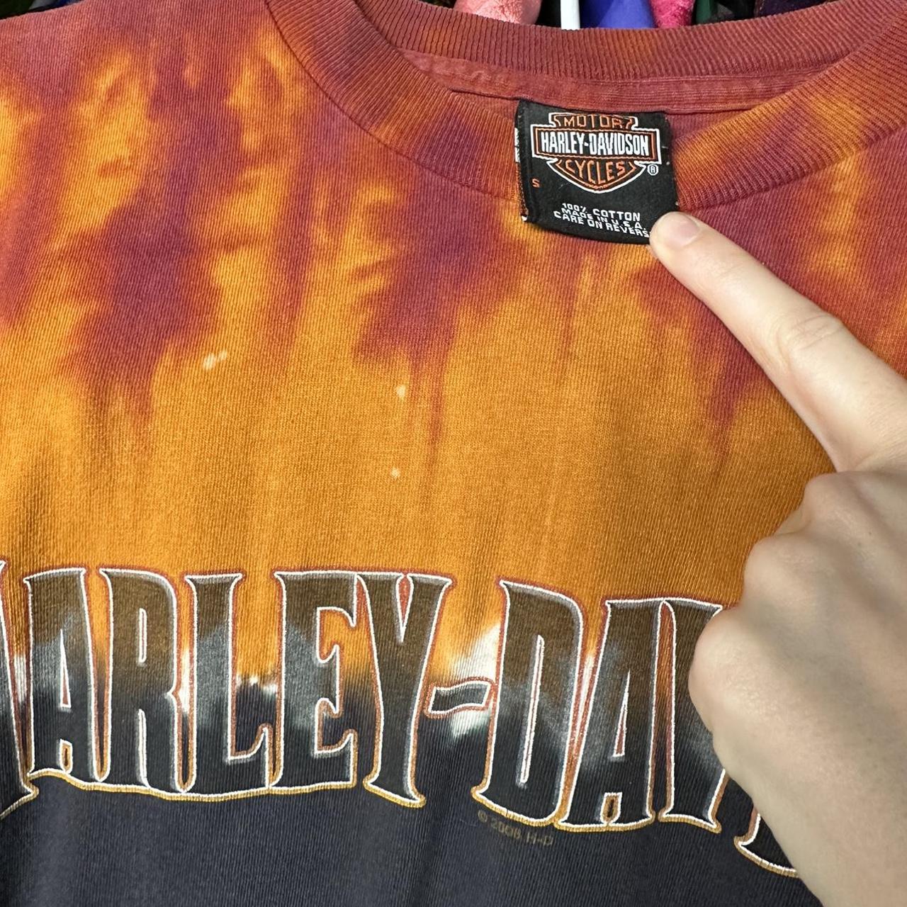 harley davidson tie dye shirt