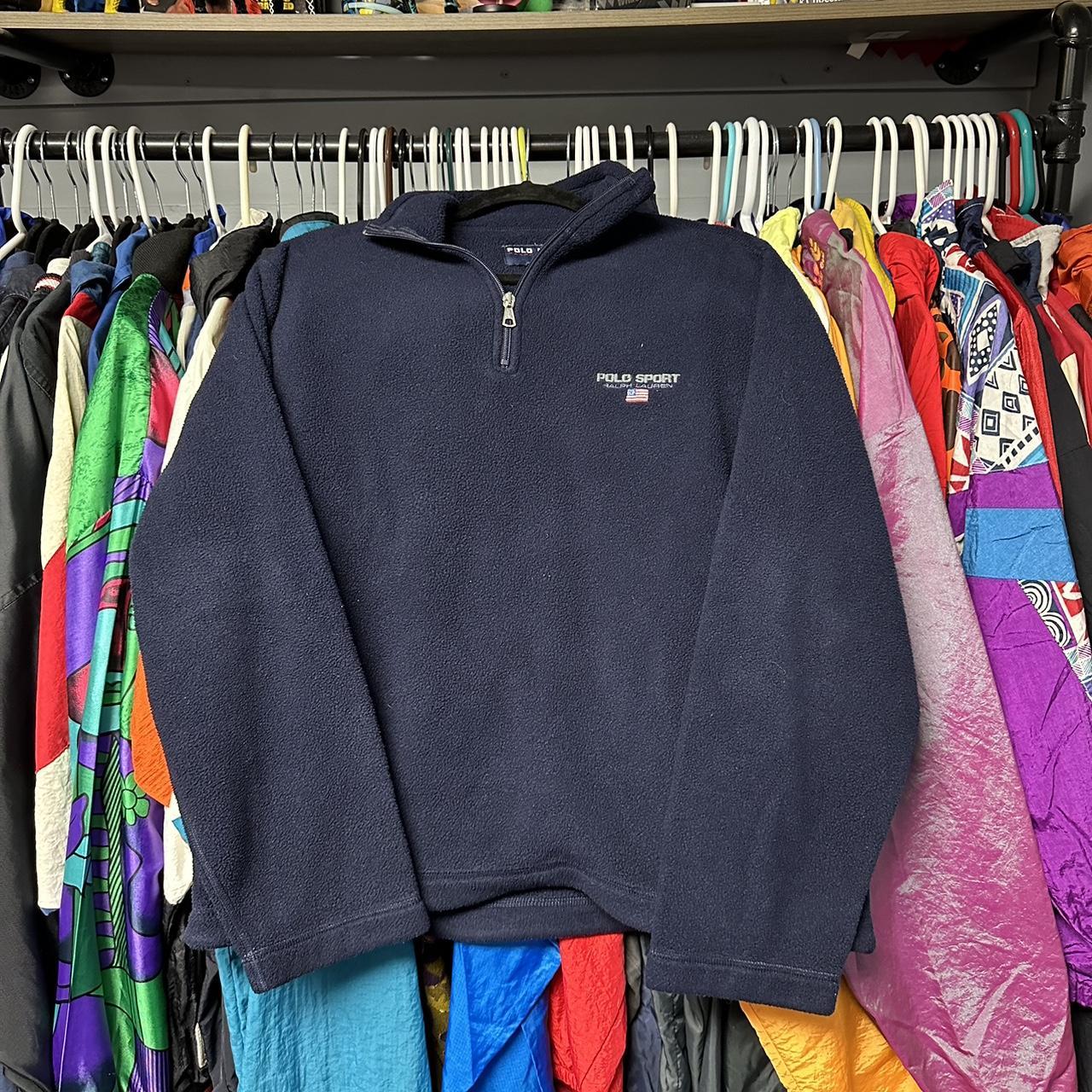 Polo Sport Men's Navy Sweatshirt Depop