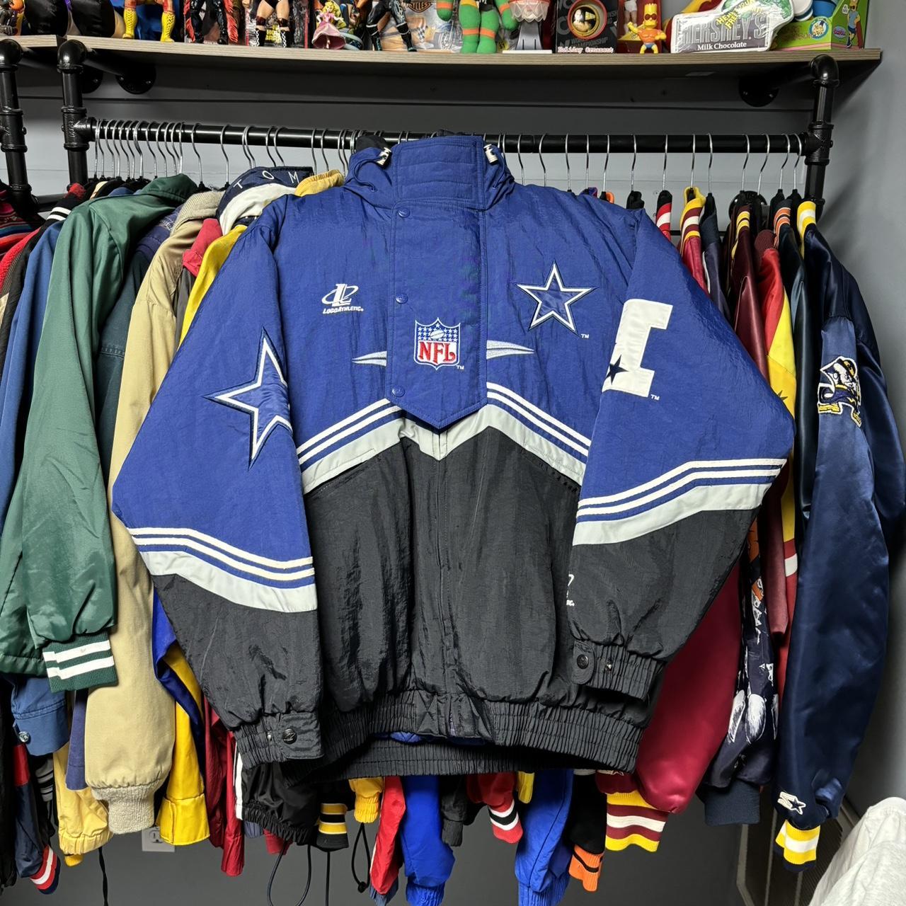 Vintage 90s Dallas Cowboys NFL Puffer Jacket Fits M/L - Depop