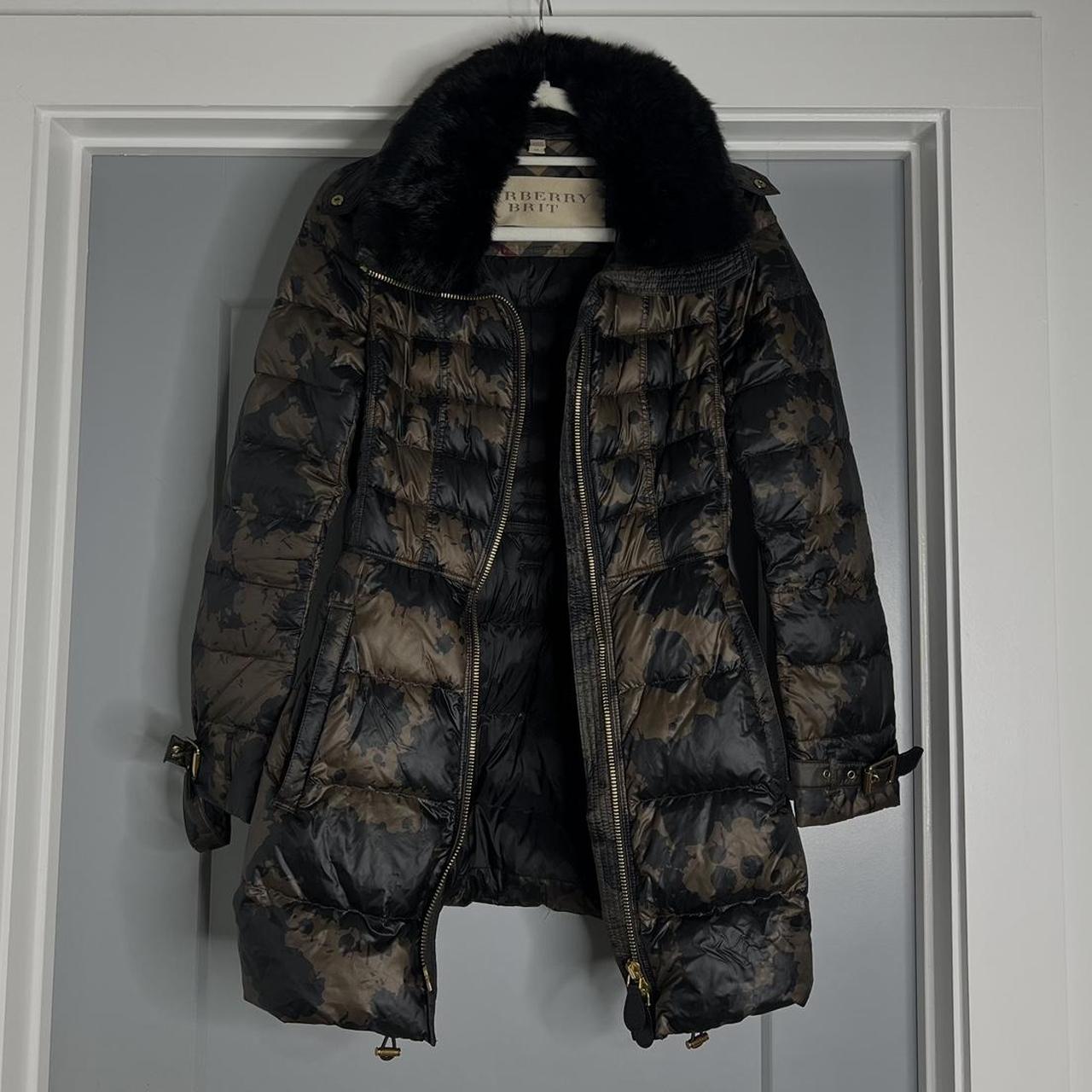 Dkny on sale camo coat