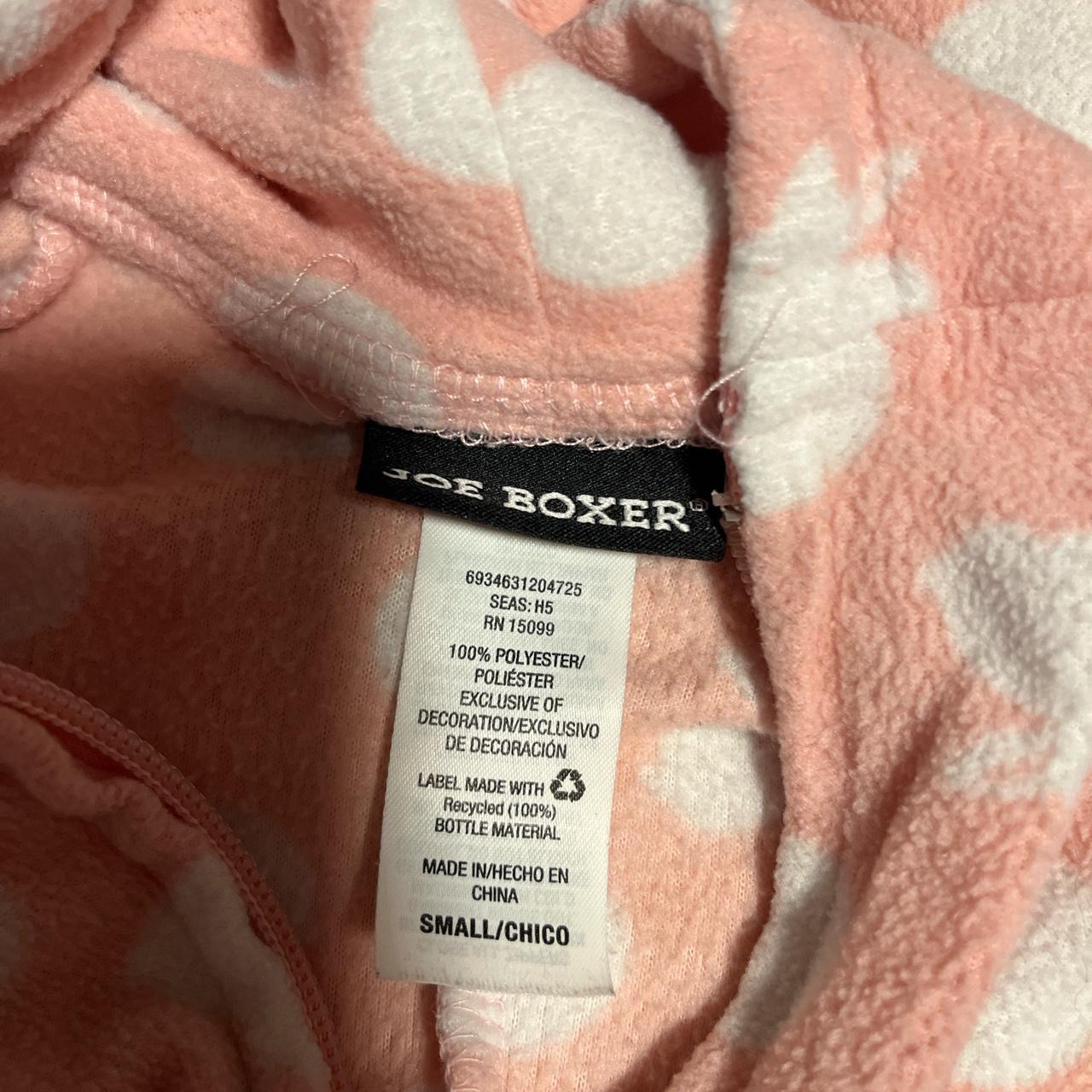 Joe Boxer Women's Pink and White Pajamas Depop