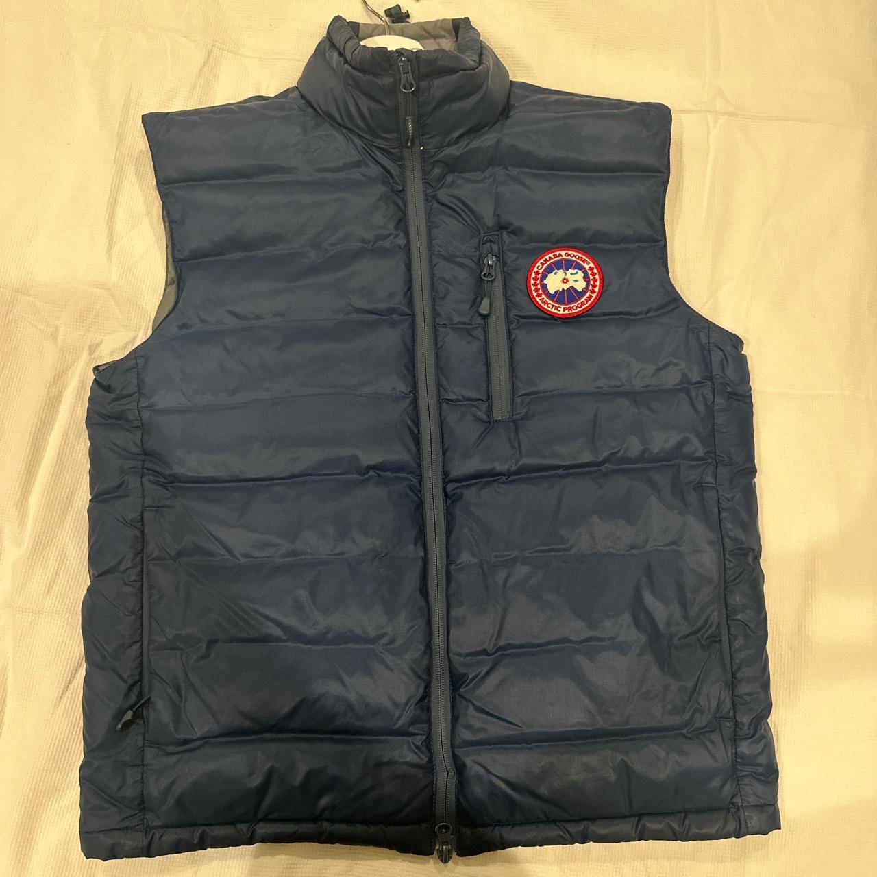 Navy canada goose on sale gilet