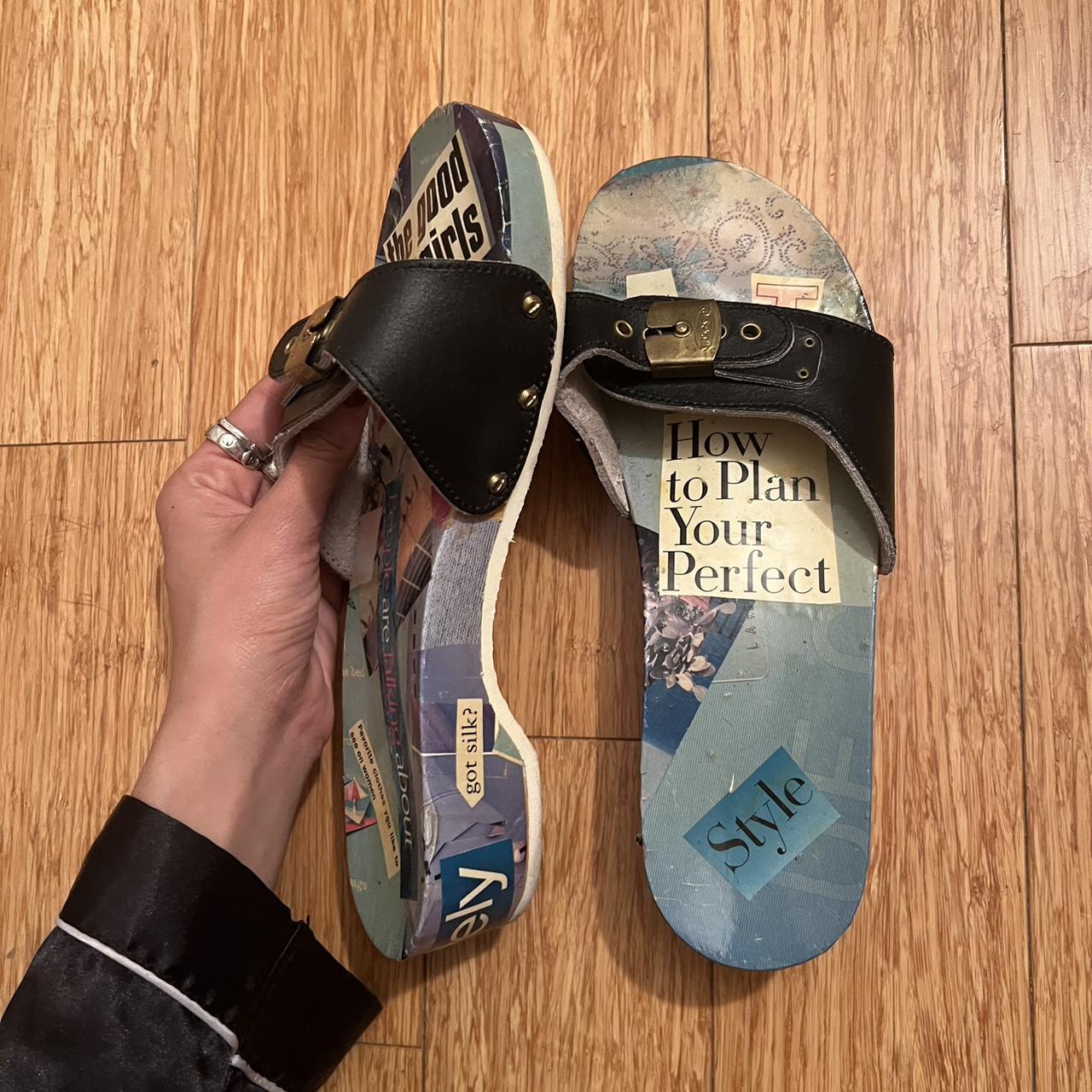 scholl platform sandals