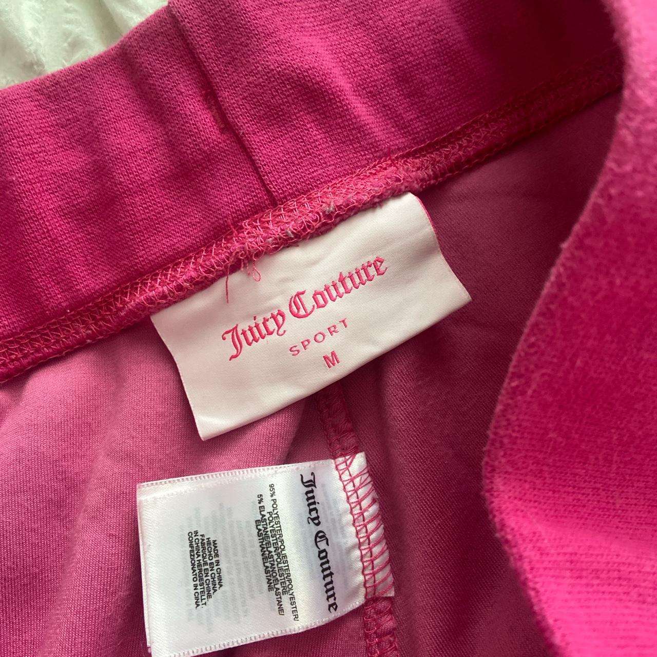 Pink juicy couture velour joggers - Depop