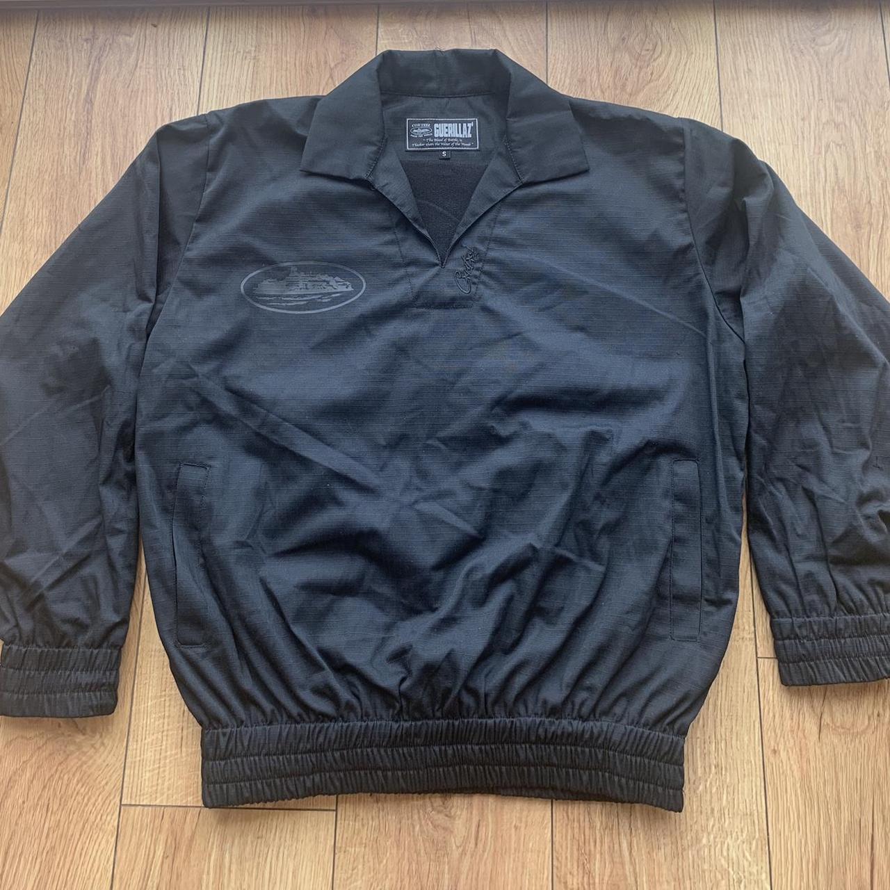 GUERILLAZ* DRILL TOP [TRIPLE BLACK] Size: Small... - Depop