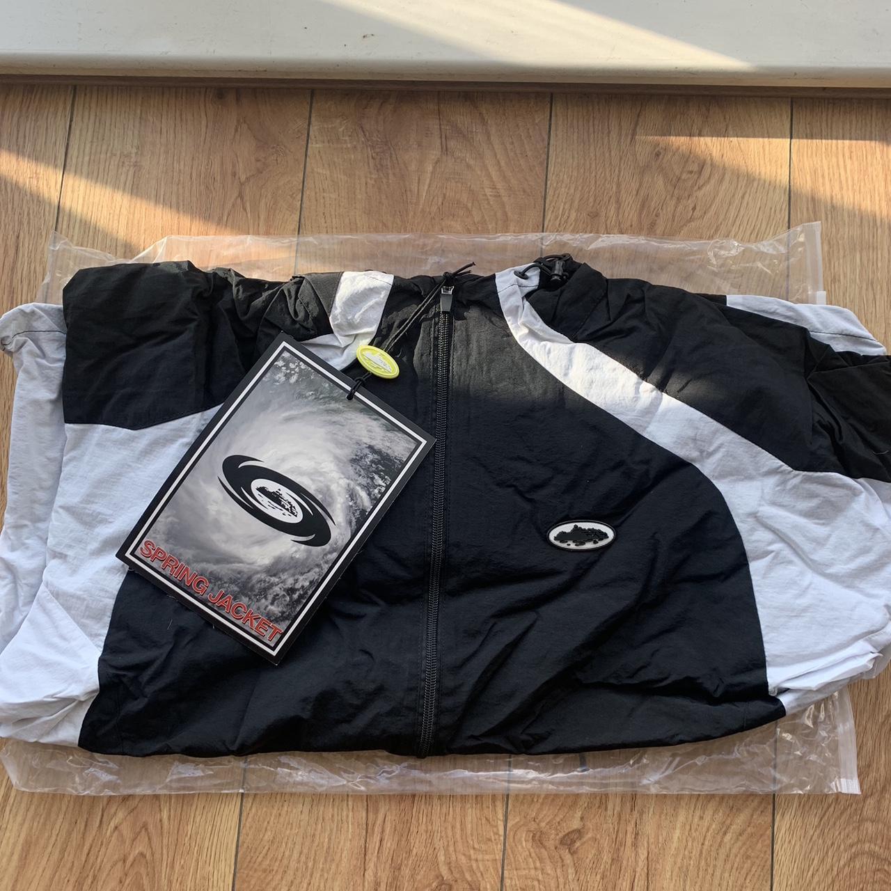 Corteiz Spring Jacket BLACK REFLECTIVE Size Depop