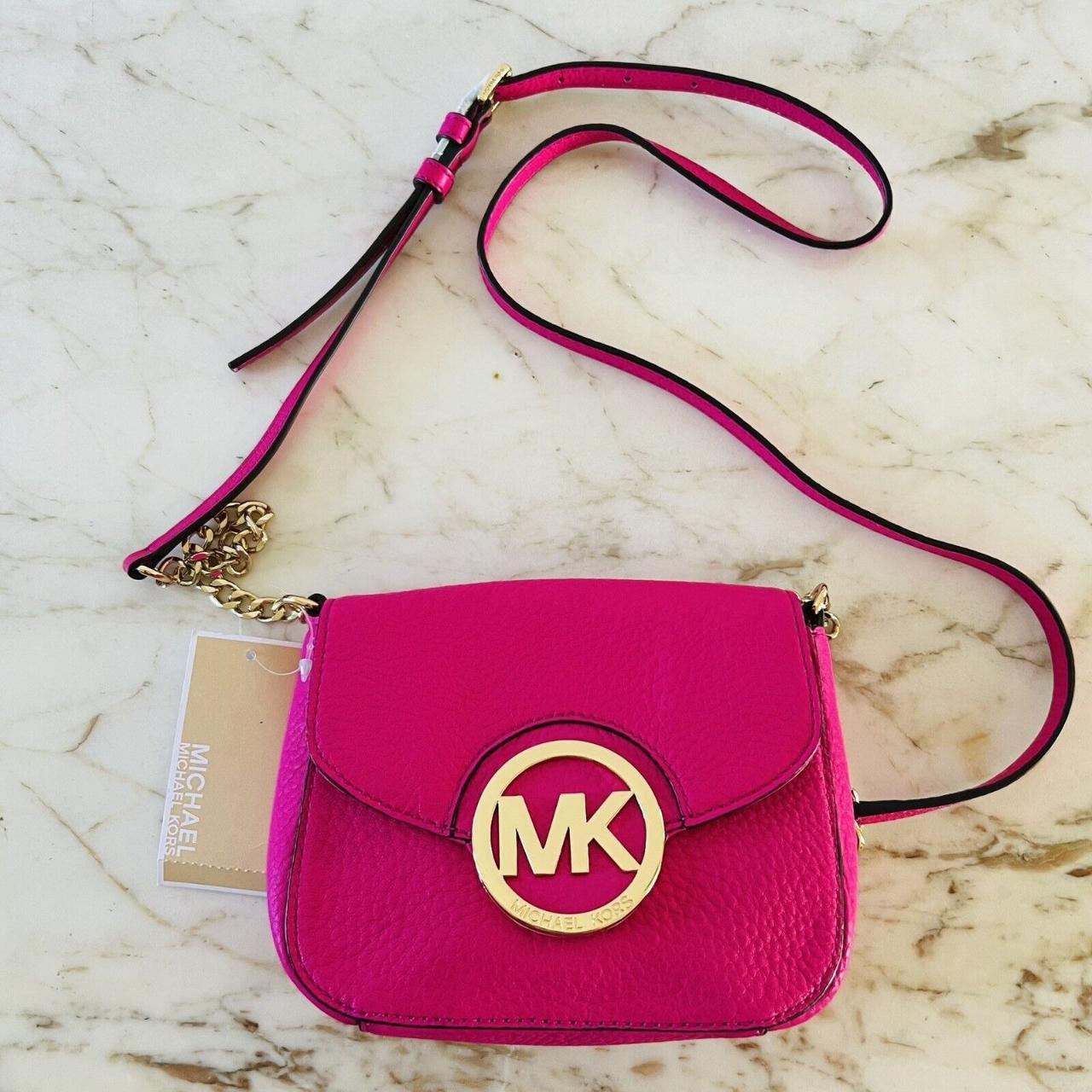 Michael kors fulton store wallet purple