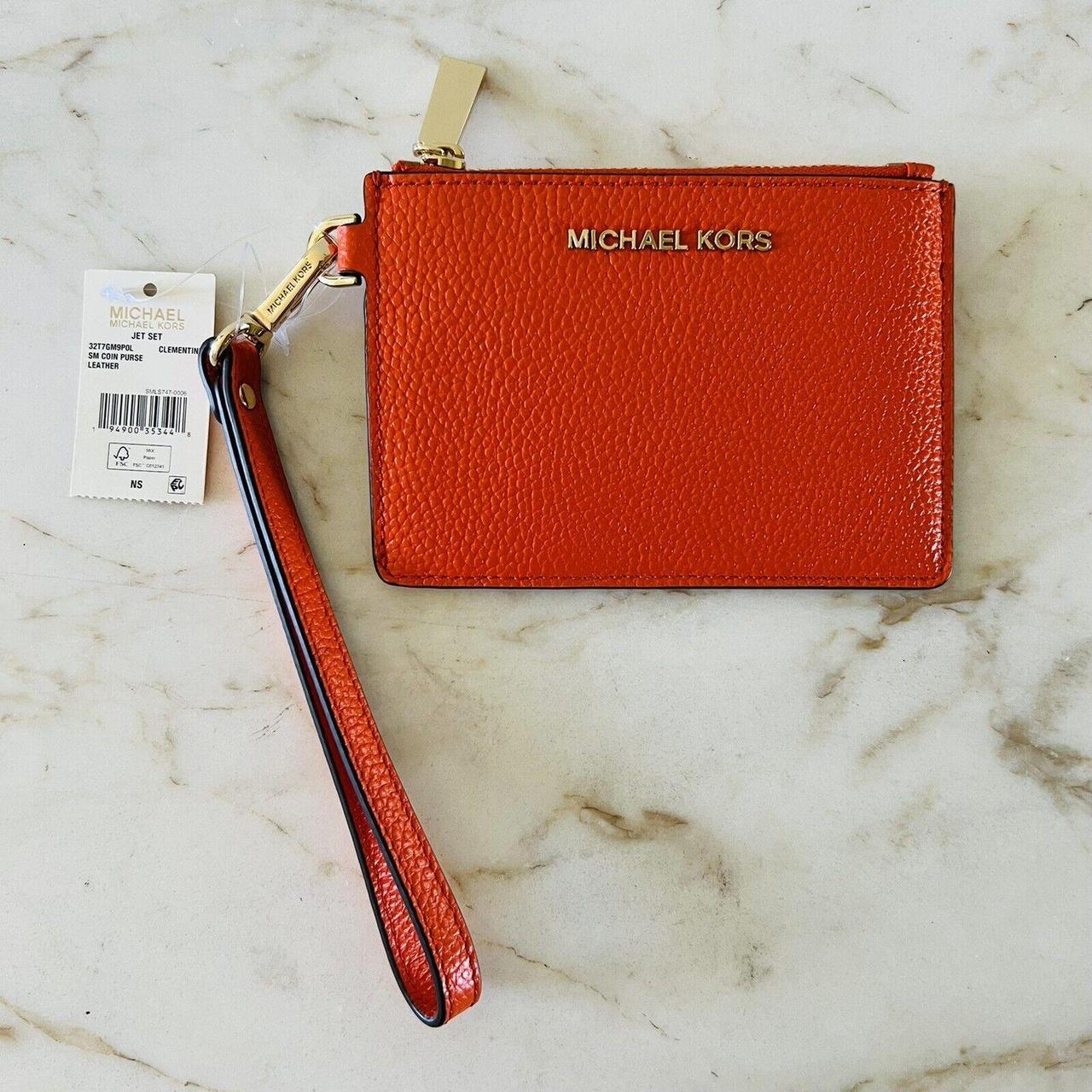 Michael michael kors leather coin purse hotsell