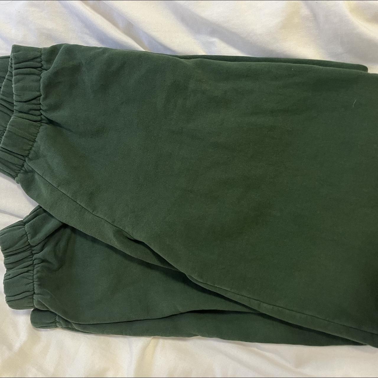 green brandy melville rosa sweatpants Depop