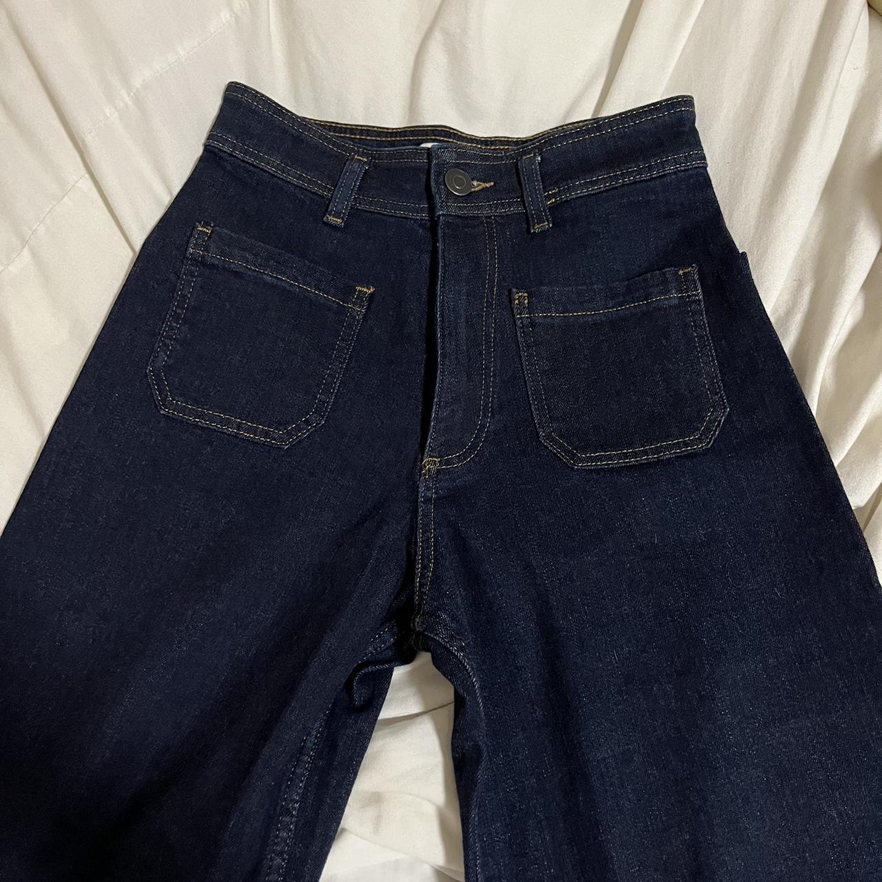 zara jeans size 25 waist brand new Depop