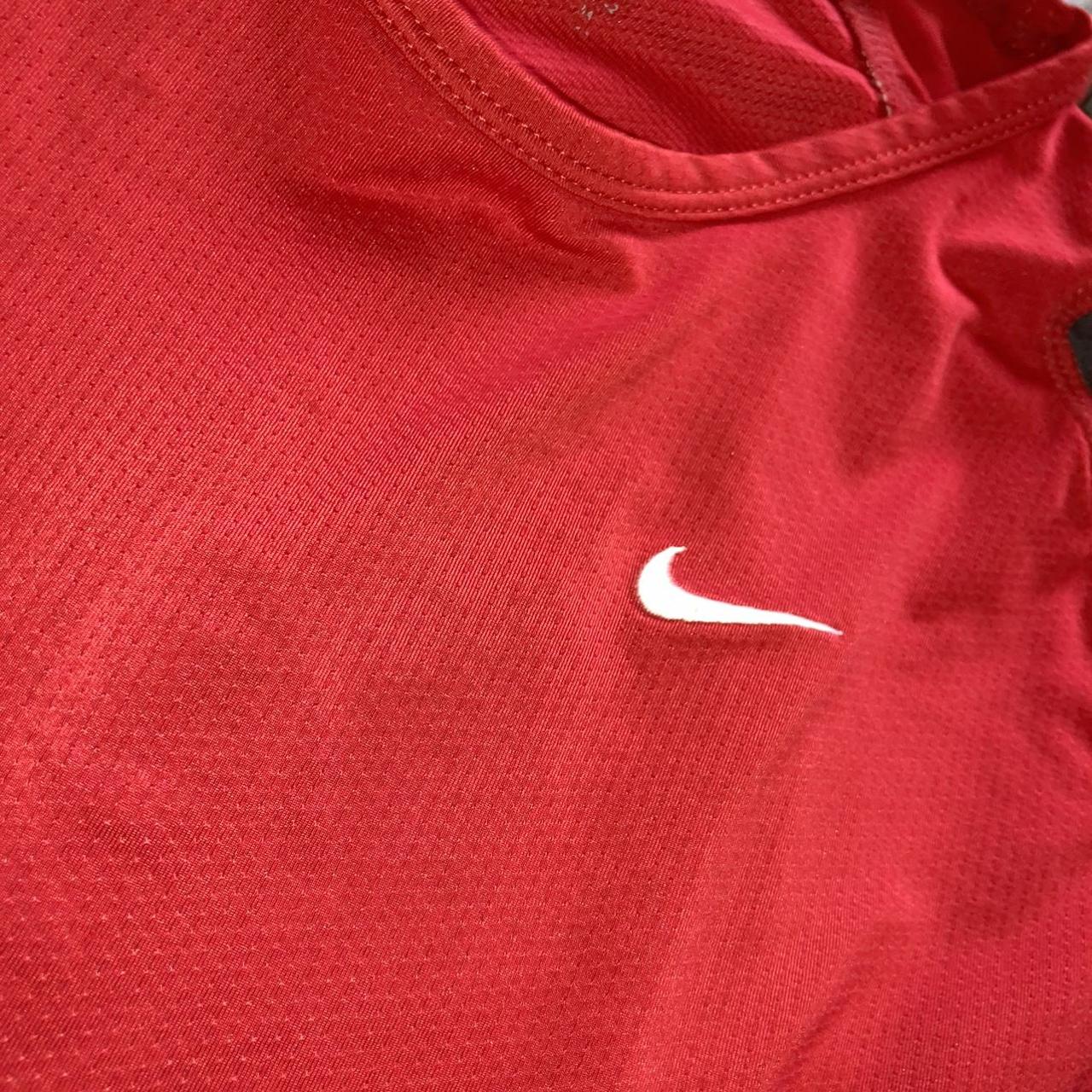 Nike Men's Red T-shirt | Depop