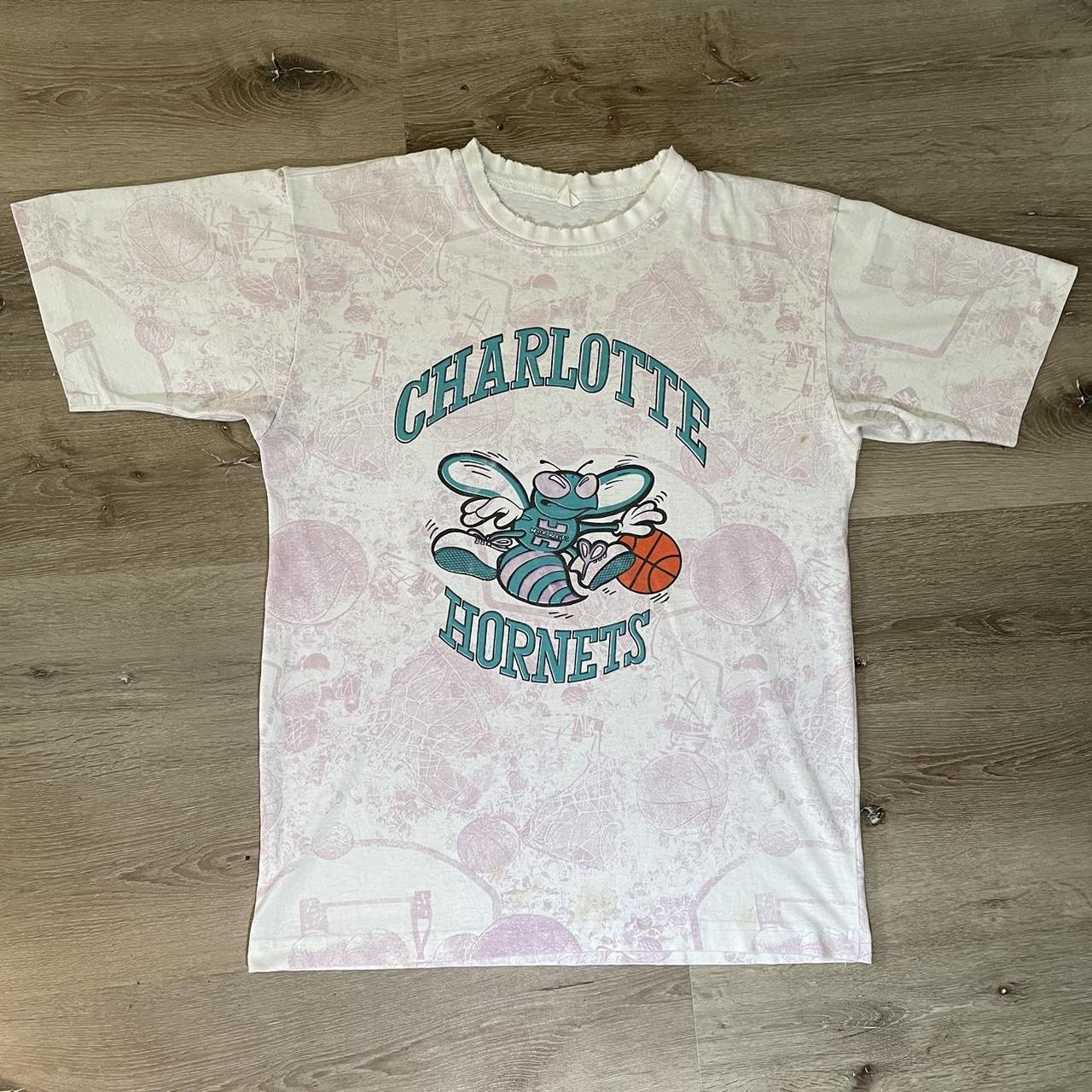 Charlotte Hornets Champion Shorts Vintage Nba Basketball Team 