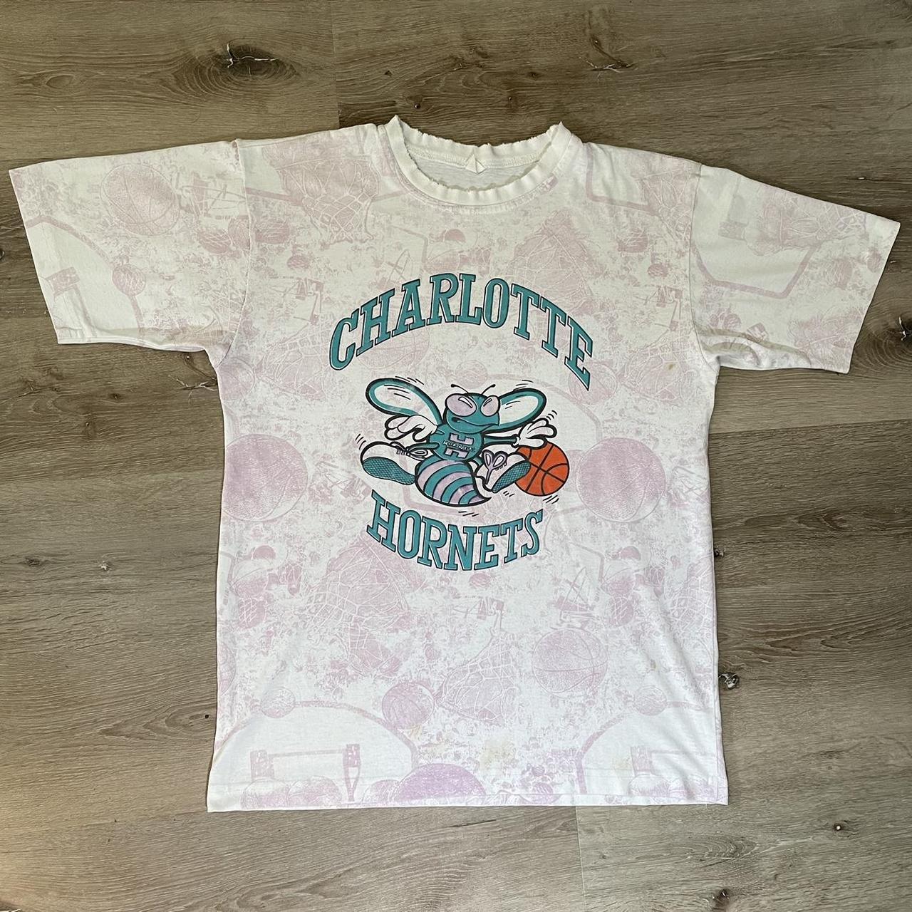 Vintage 90s Champion NBA Charlotte Hornets Basketball Shorts 