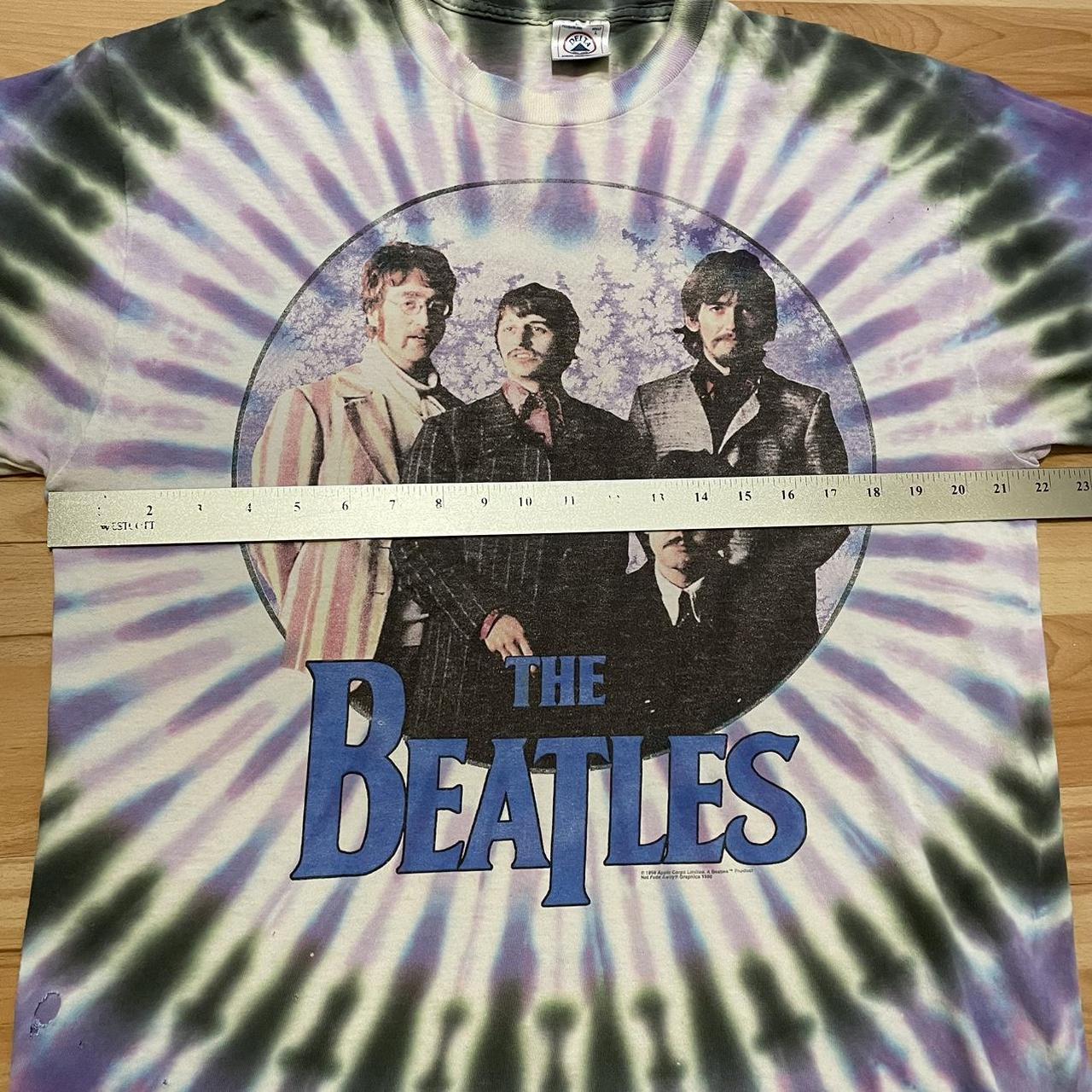 Vintage 1998 The Beatles Tie Dye Band tee, Double...