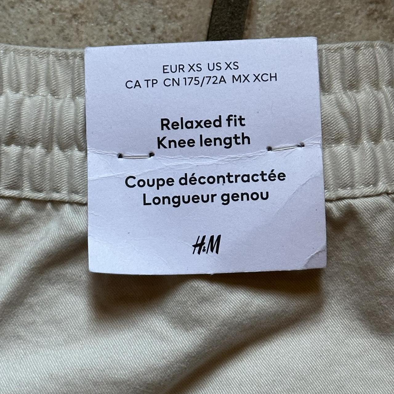 H&M Men's White Shorts Depop