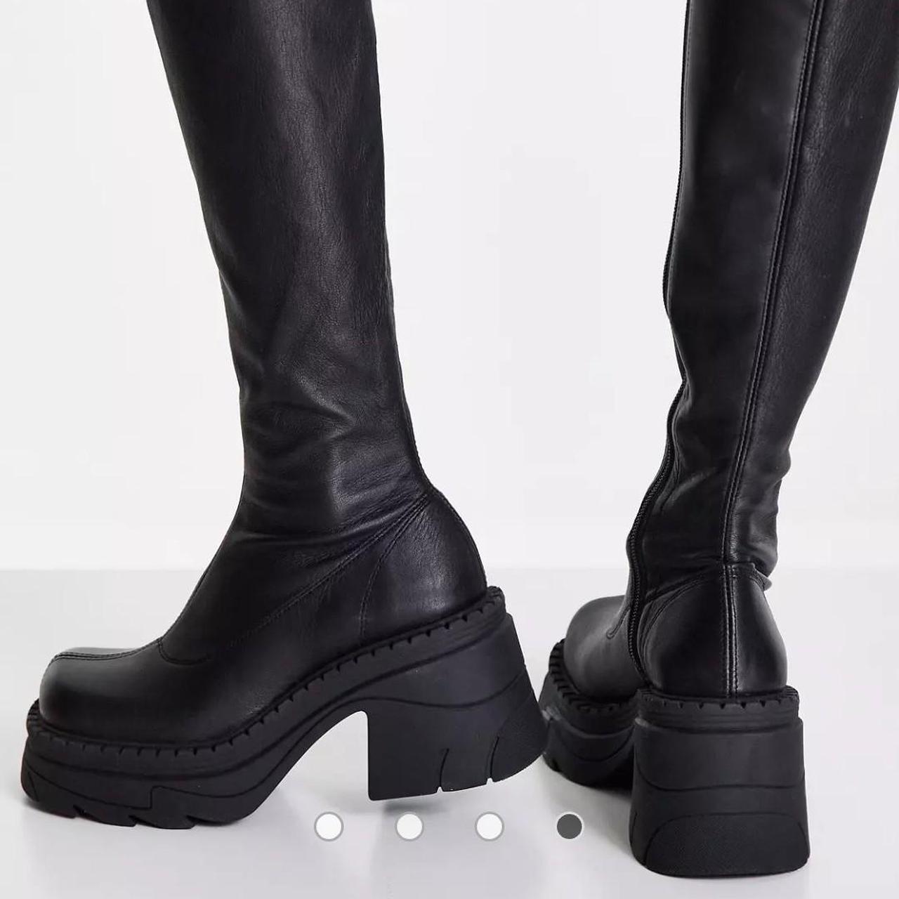 topshop green boots