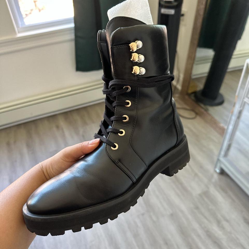 Authentic Louis Vuitton wonderland flat ranger boots - Depop