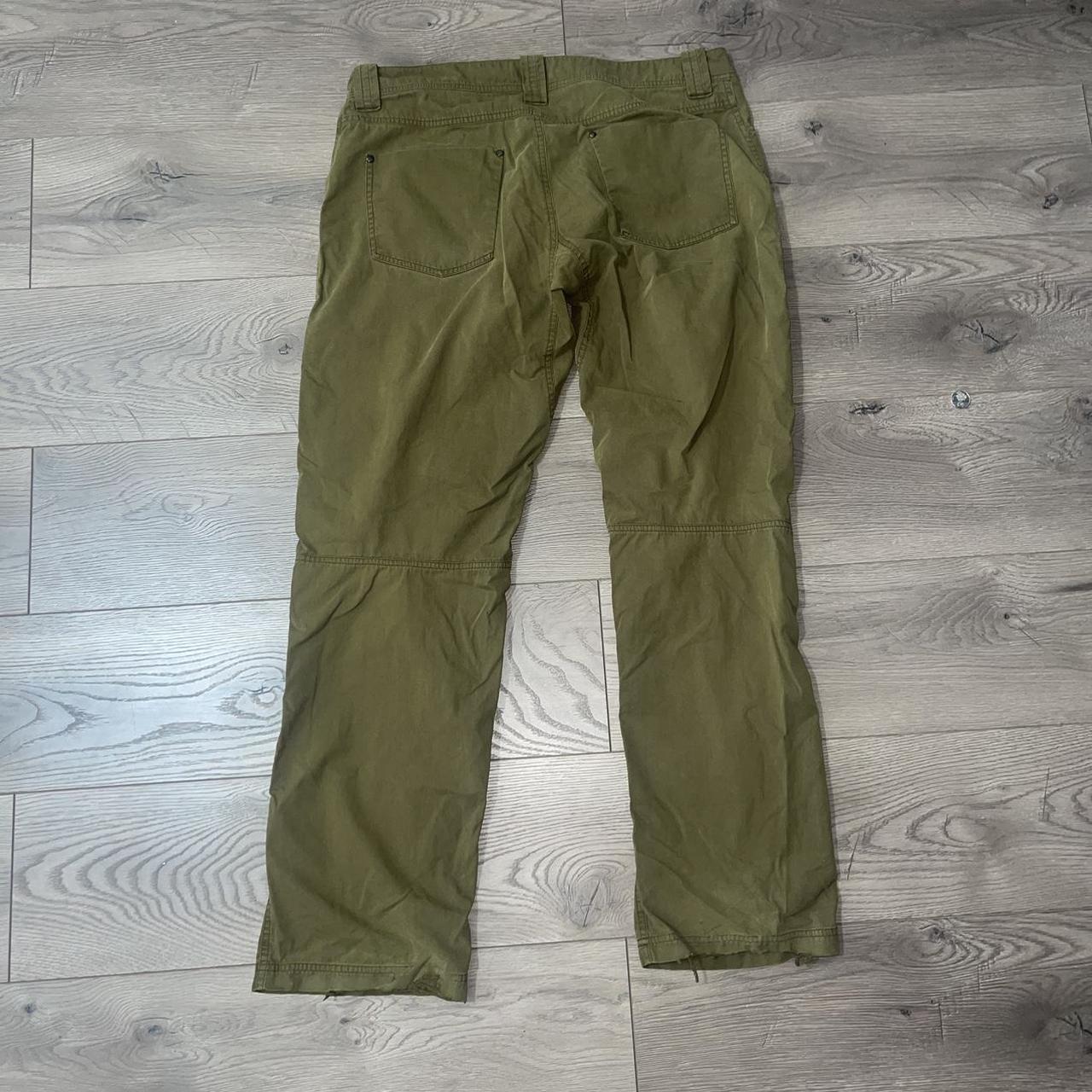 Arcteryx Olive Green Hiking Pants Cotton Material Depop