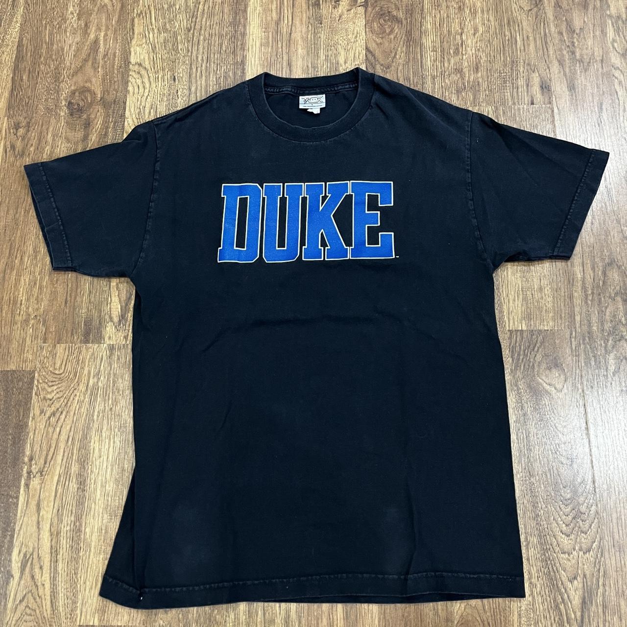 Duke Men's Black and Blue T-shirt
