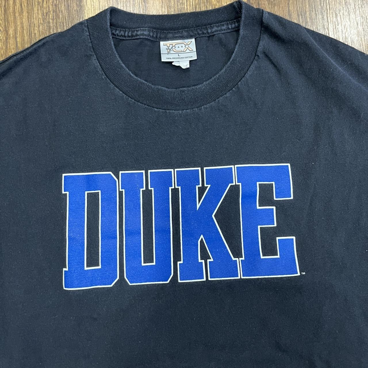 Duke Men's Black and Blue T-shirt (2)