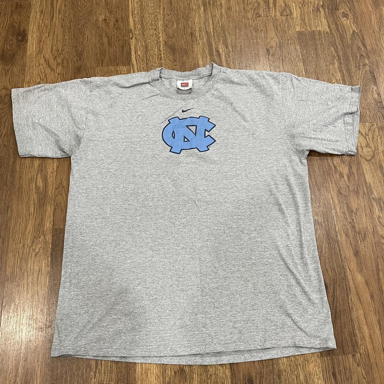 Y2K Nike University of North Carolina Center Swoosh... - Depop