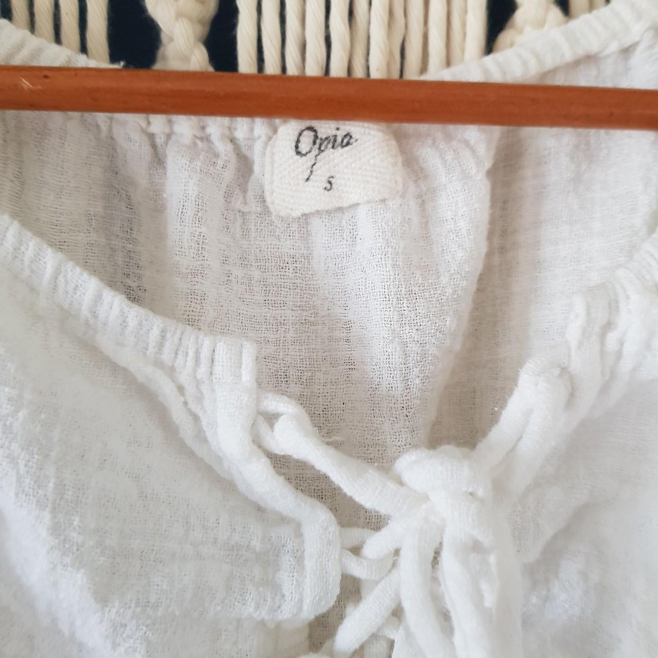 Opia Byron bay off the shoulders prairie style crop... Depop