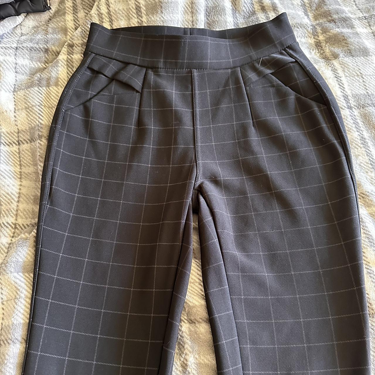 Office Women's Black and White Trousers