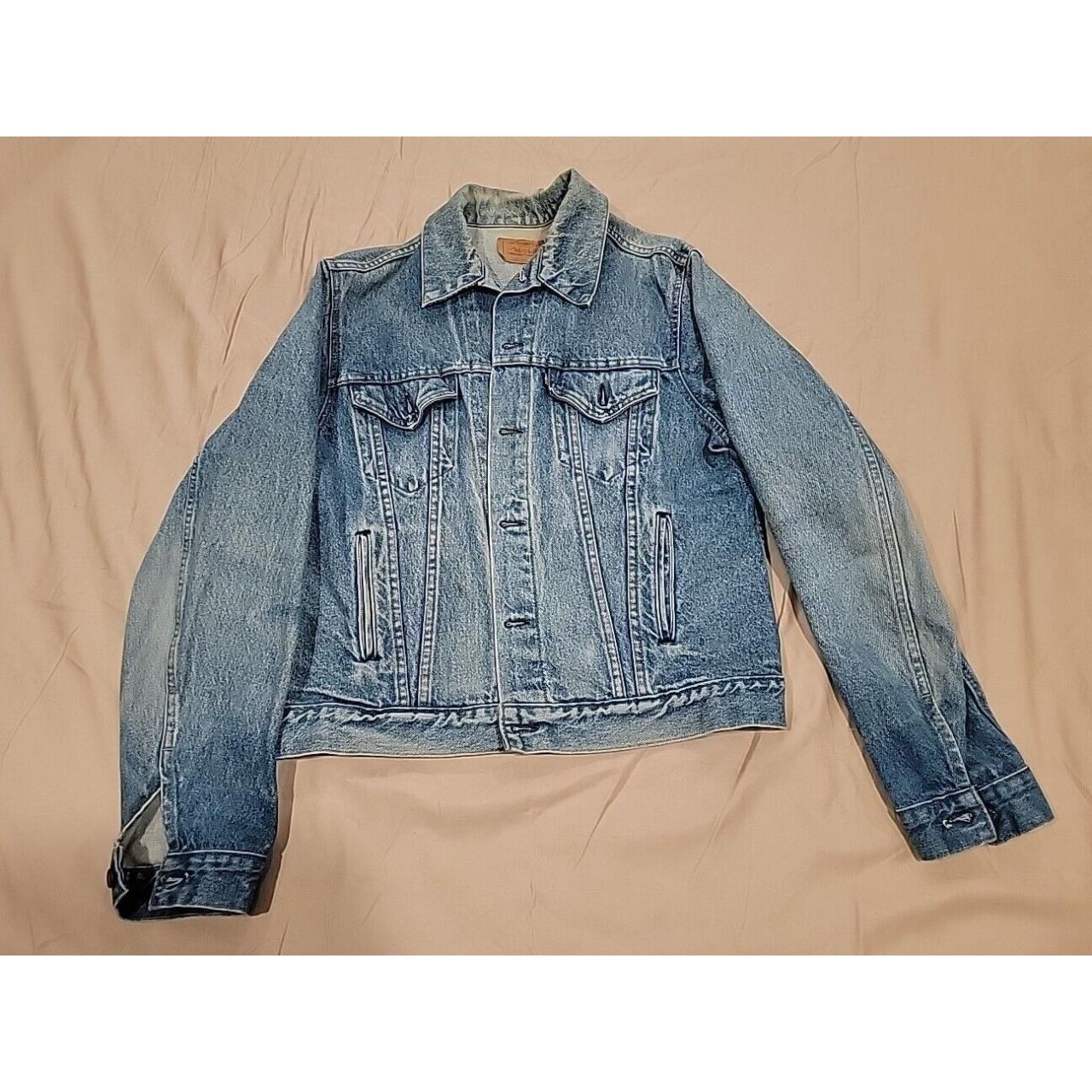Vintage Levi’s Denim Jean Jacket Size 46L WPL 423... - Depop