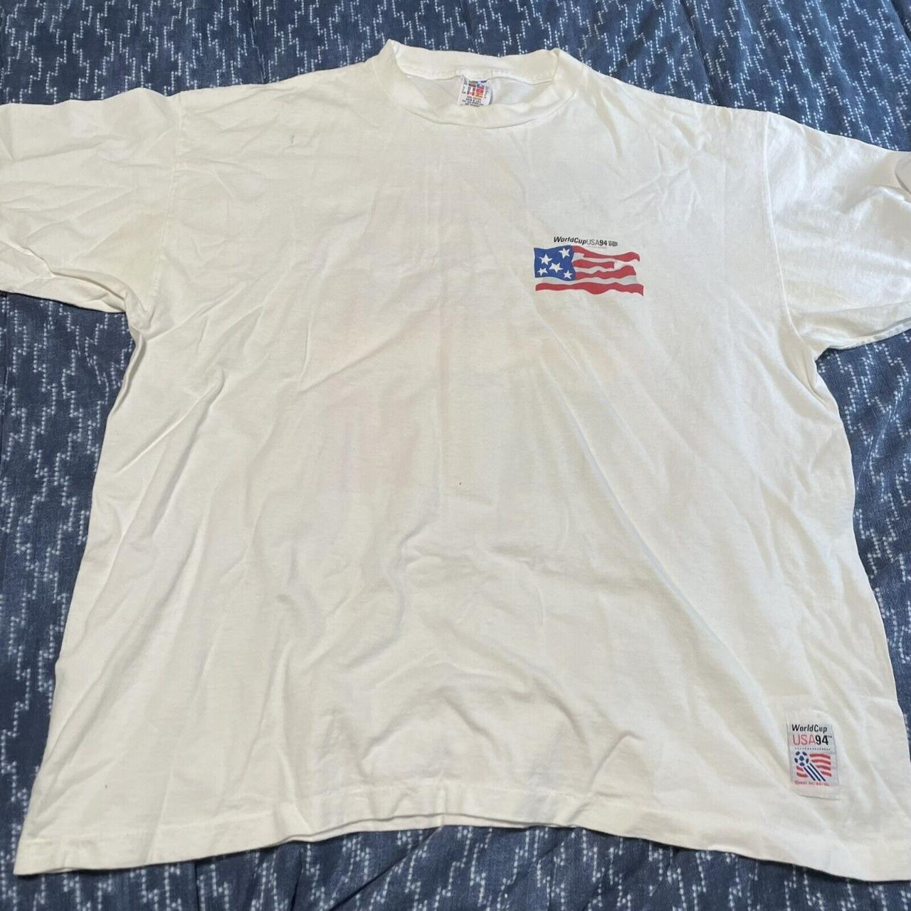 1994 soccer World Cup USA94 T-shirt sz XL San... - Depop