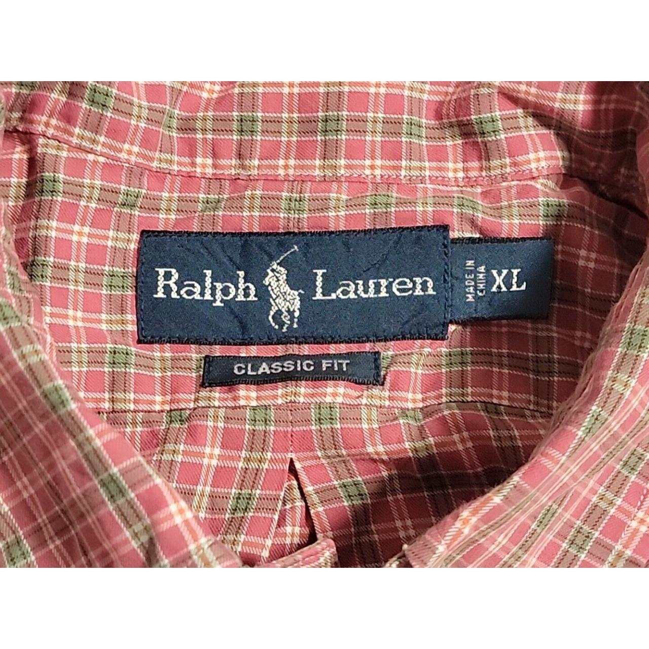 Polo Ralph Lauren Long Sleeve Button Down Red Plaid... - Depop