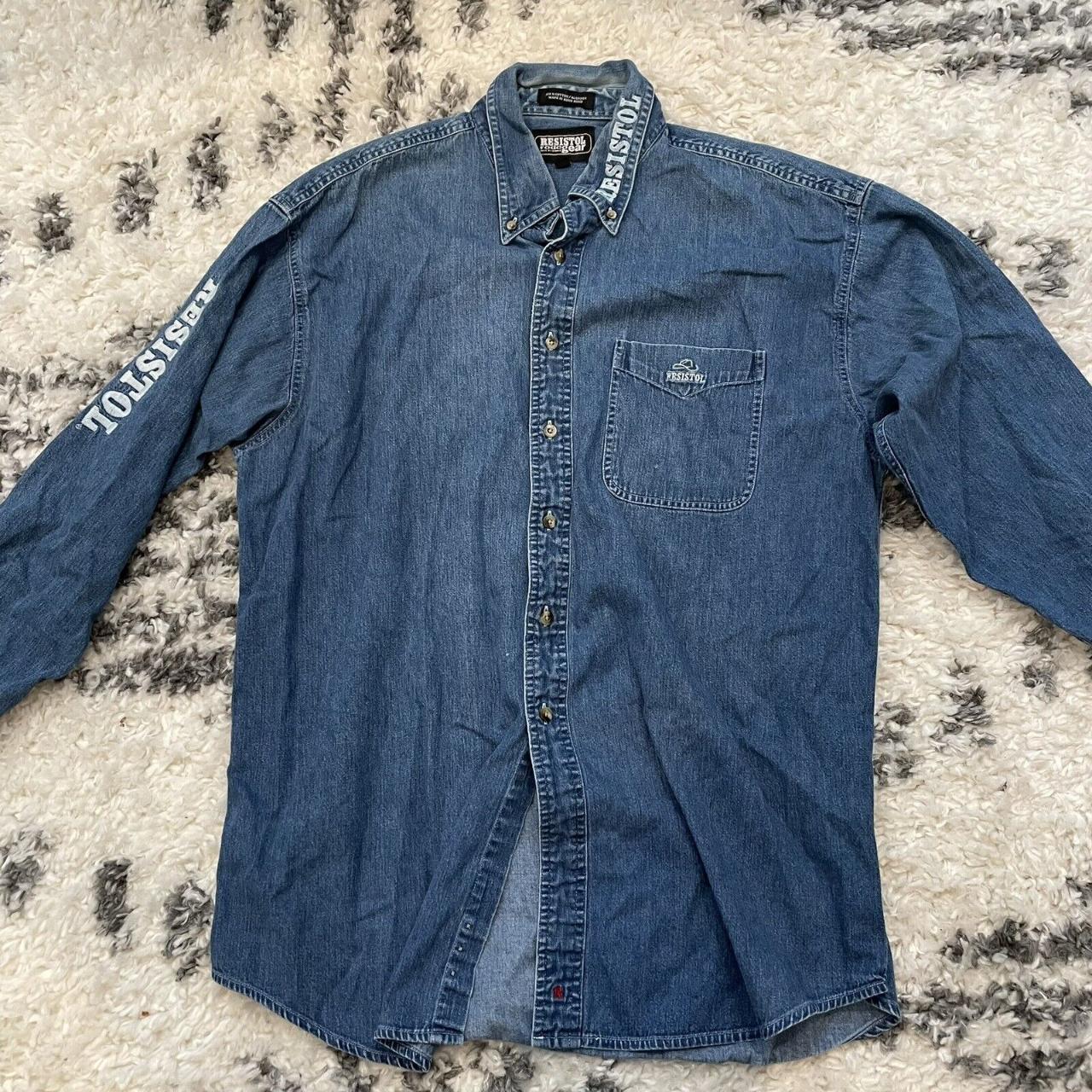 Resistol Rodeo Gear Shirt Mens Large Western Cowboy... - Depop