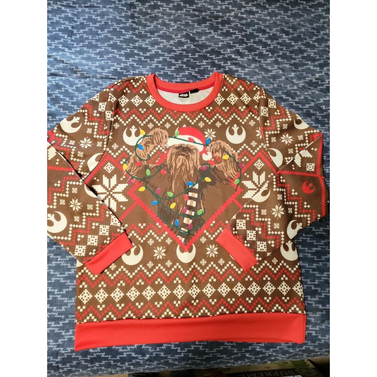 Star Wars Chewbacca Ugly Christmas Sweater Size 4xl. Depop