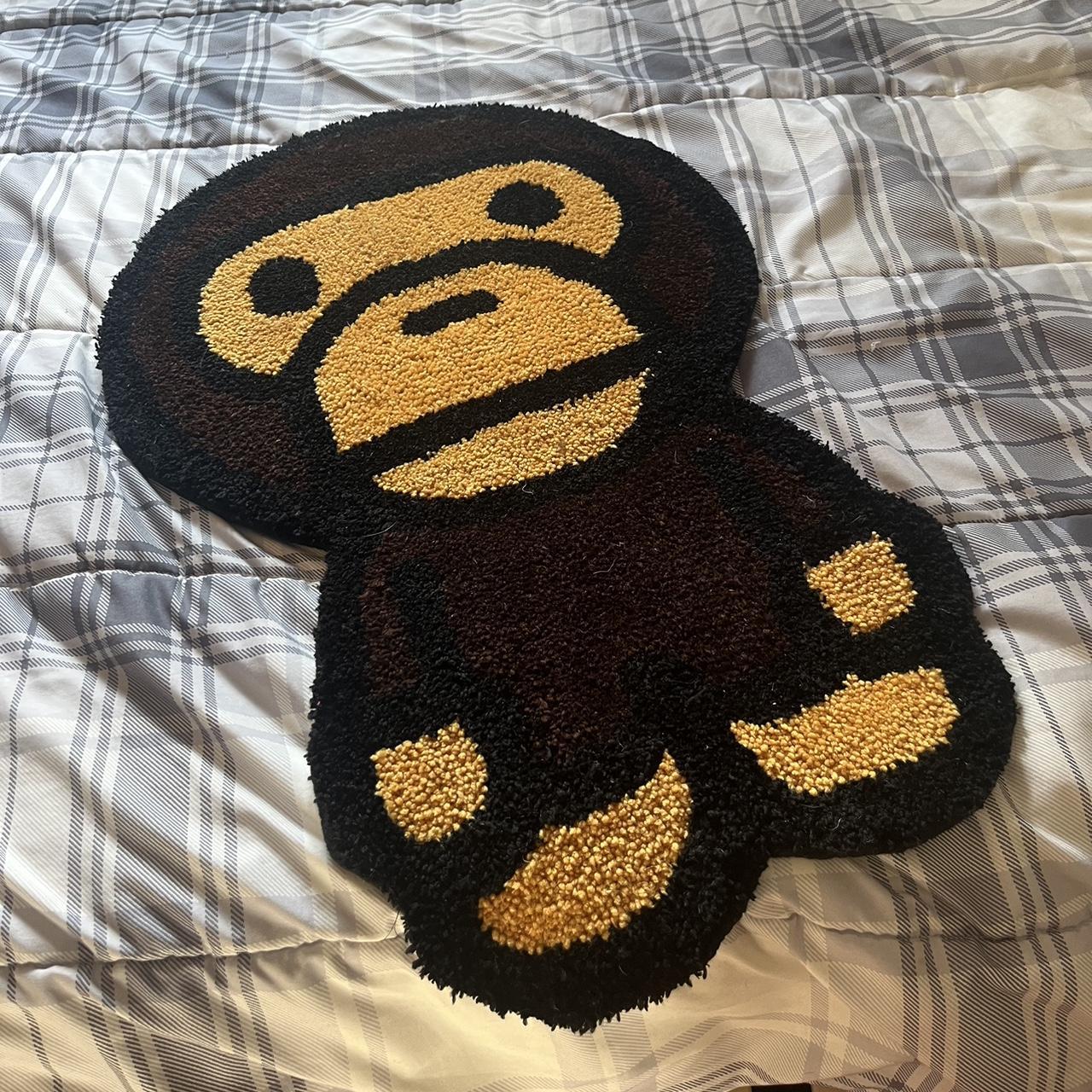 Custom Bape Rug Bape rug approximately 80cm at its - Depop