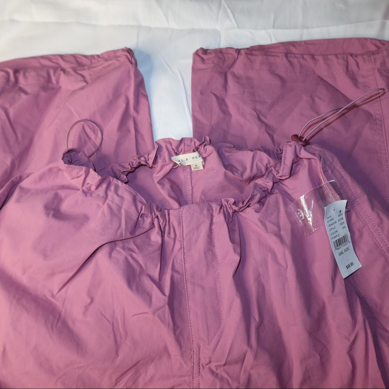 PacSun Women's Pink Trousers Depop