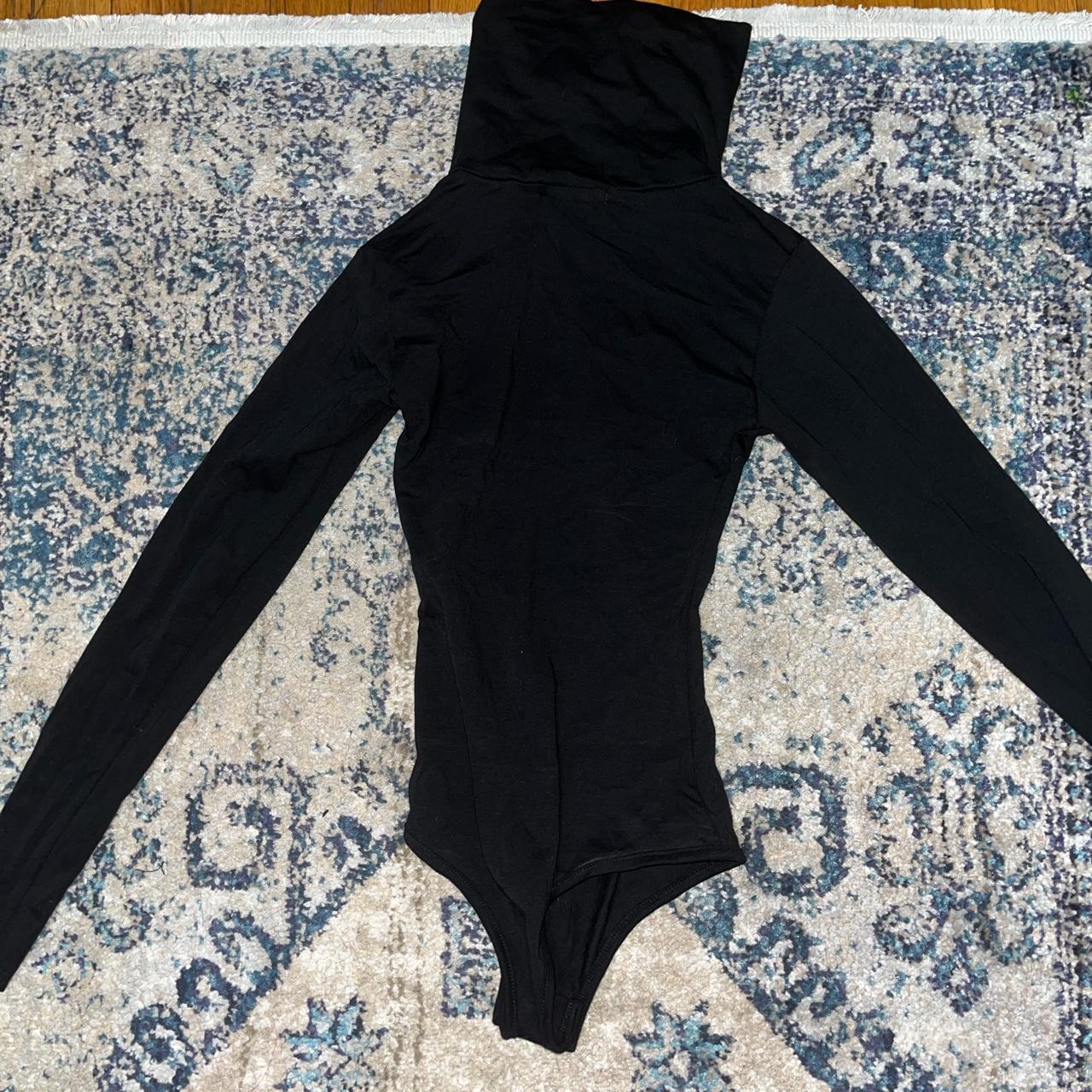 Turtleneck Black Bodysuit Brand New Xxs Plt Depop